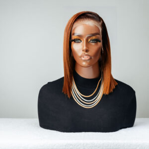 Straight Peruvian Bob Wig (13×4) ( With Colour )