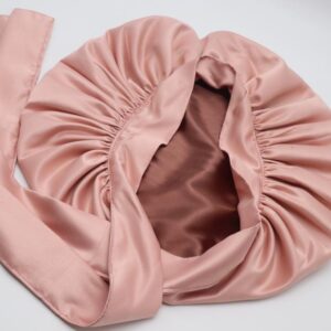 Satin Bonnet With Belt