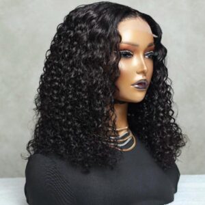 Italian Curl Double Drawn Bob Wig (4×4)