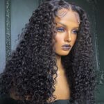 Italian Curl Double Drawn 4x4 wig is a curly hair unit that is a great investment for long lasting curls.