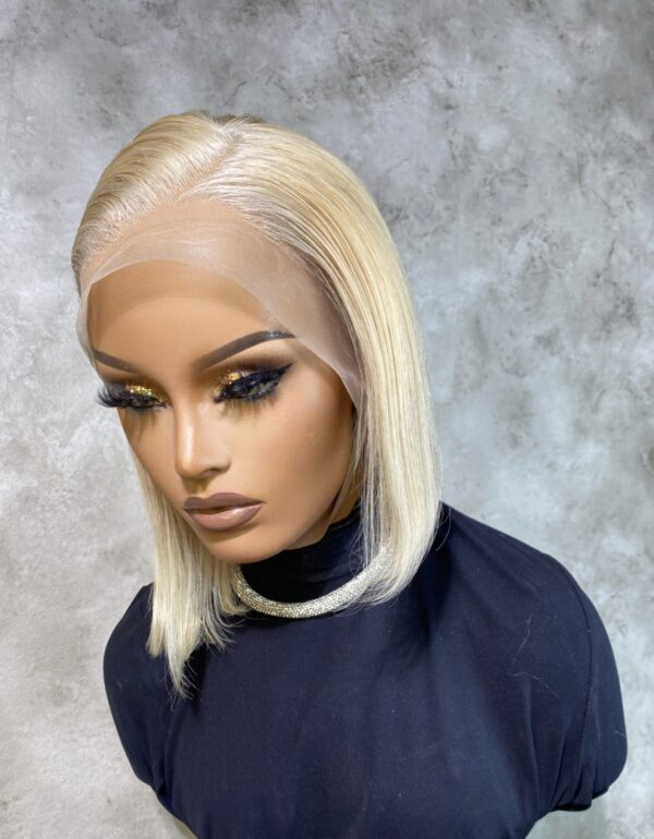 Straight Peruvian Beach Blonde Bob (13×4) The San Hair