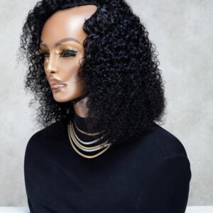 Malaysian Deep Wave U-Part Bob Wig