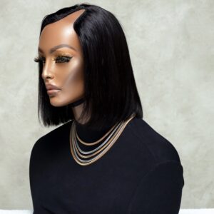 Straight Peruvian U-Part Bob Wig