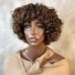 Vogue Double Drawn Fringe. Brown high