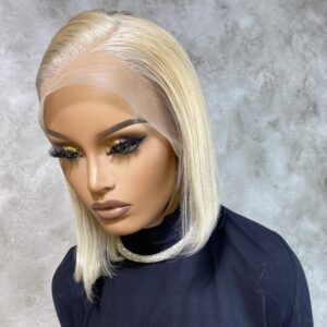 Straight Peruvian Beach Blonde Bob (13x4) - Image 5