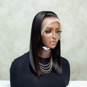 Straight Double Drawn Bob Wig (13×4)