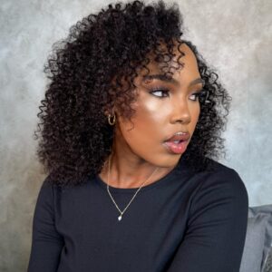 Jerry Curl U-Part Wig