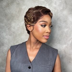 Pixie (13x1) Brown with Highlights