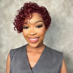 Hazel Wig (13x1) Burgandy Wig