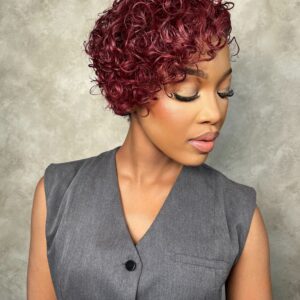 Hazel Wig (13×1) Burgandy Wig