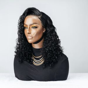 Rose Curl Double Drawn Bob 13×4