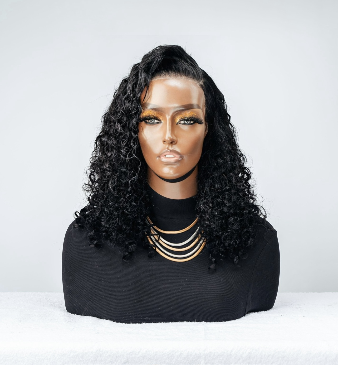 12" Rose Curl Double Drawn Bob 13x4