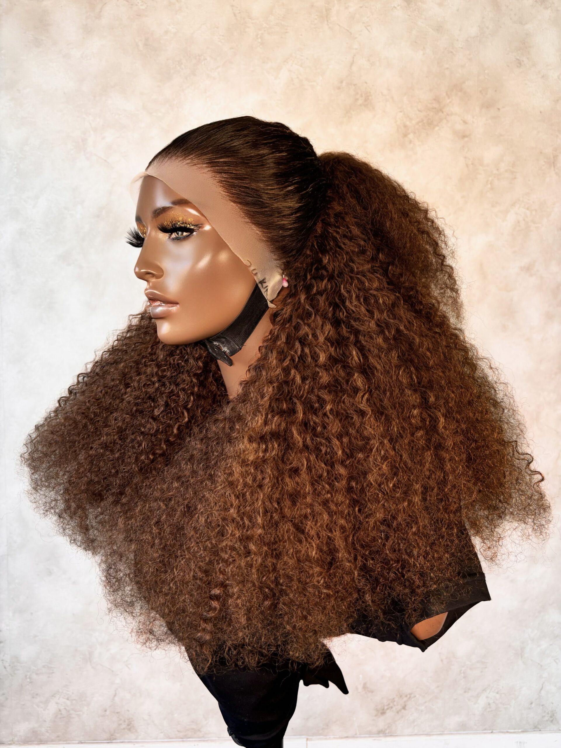 Jerry Curl Wig (13x4) (with Color) - Image 2