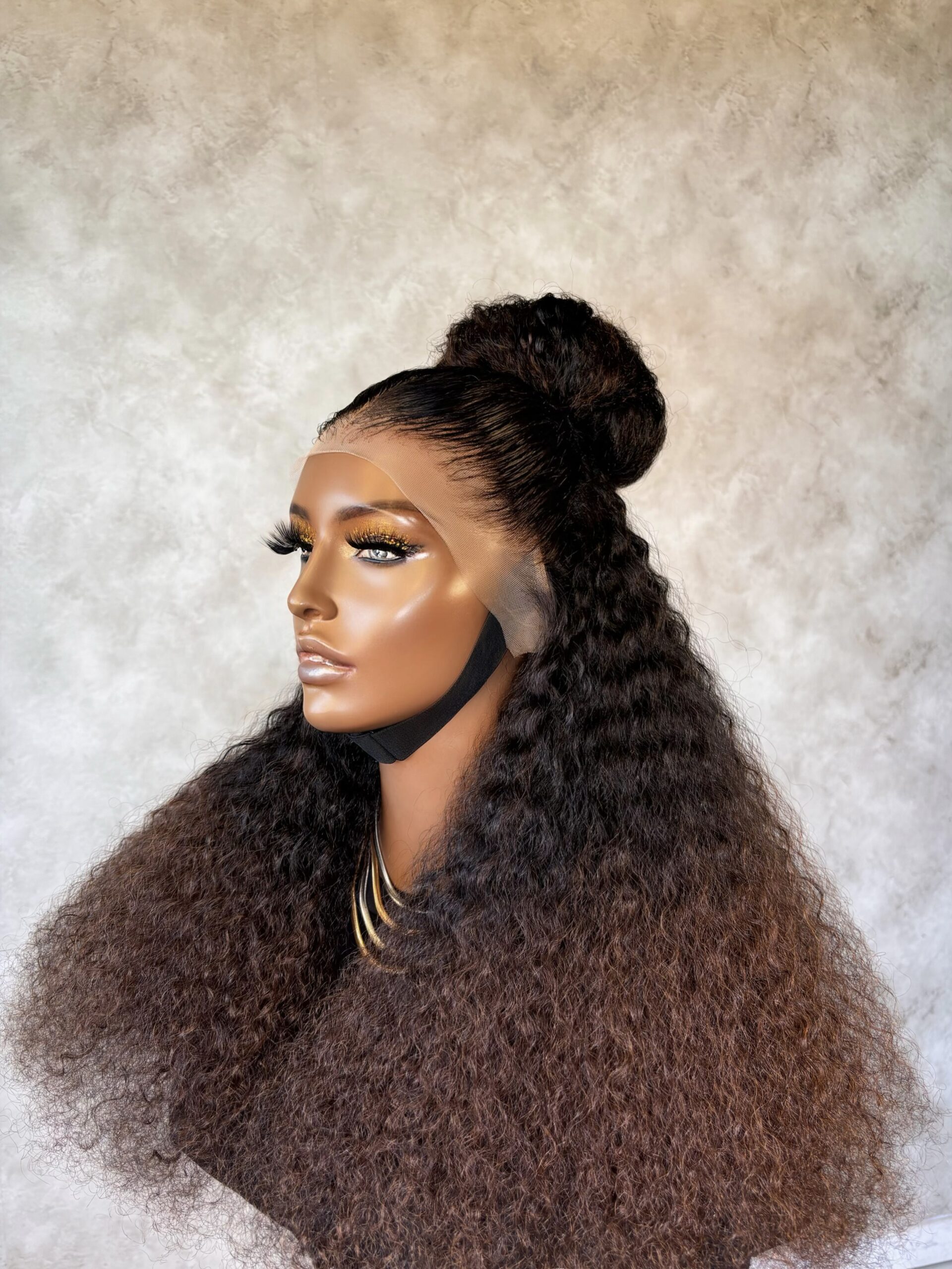 Romance Double Drawn Wig (13x4) (with Color) - Image 3