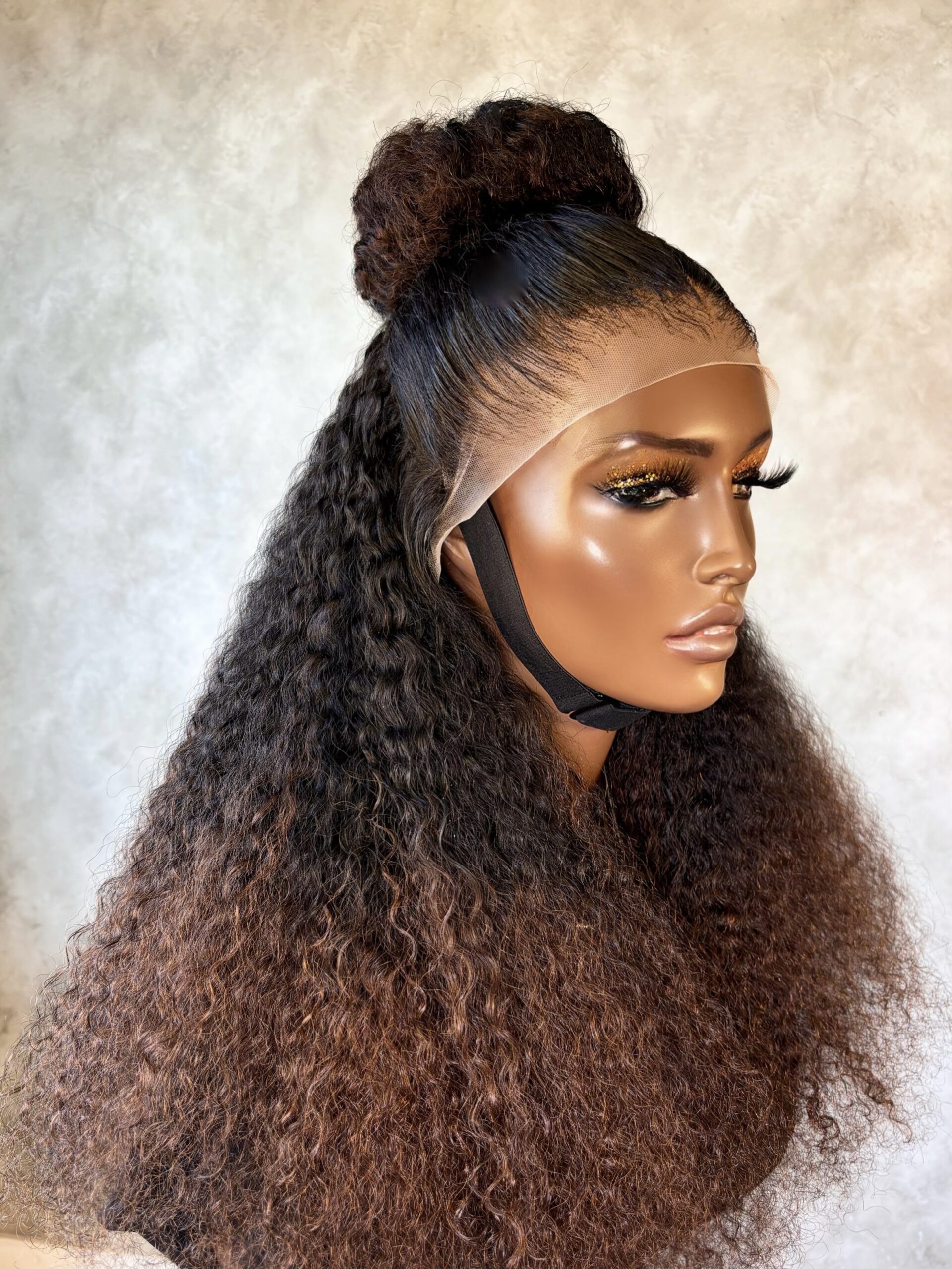 Romance Double Drawn Wig (13x4) (with Color) - Image 2