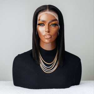 Straight Peruvian Frontal Bob Wig (13×4)