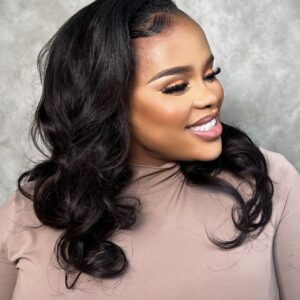 Kinky Straight Half Wig